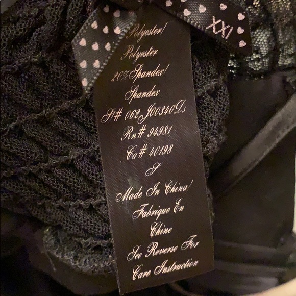 Forever 21 black lace dress - Picture 4 of 4